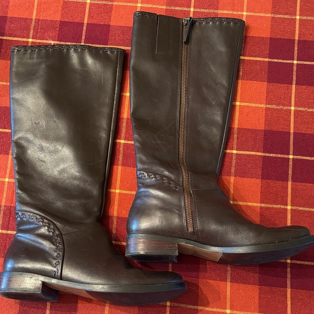 Nine West Dark Brown Boots, size 6.5
